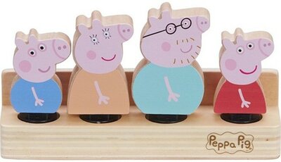 Peppa Pig houten figuurtjes, 4-pack 