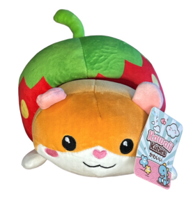 Kawaii Kuties Fruit knuffel Aardbei