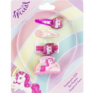 Unicorn haar accessoires set, 6-delig