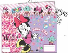 Minnie Mouse schetsboek, A4 met stickers en 3 kleurplaten 