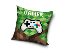 Gamer kussenhoes Blocks, 40x40 cm